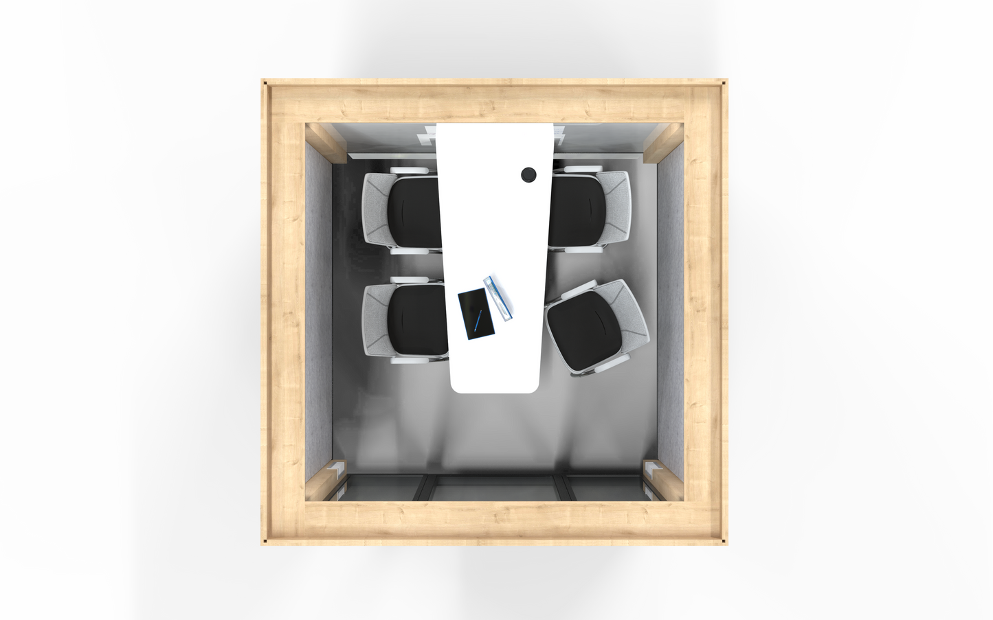 QuickPod - 4-Seater Pod Room - 2400L x 2400W x 2400H