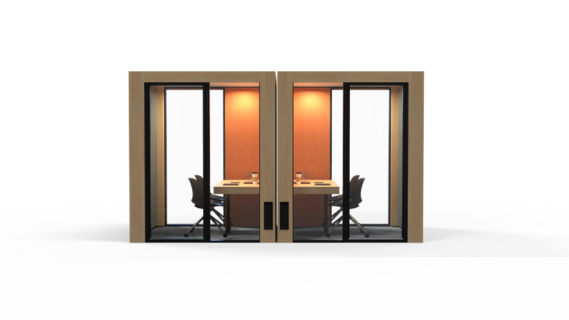 QuickPod™ - 2-Seater side/side Focus Task Pod - 2000L x 2000W x 2400H ...