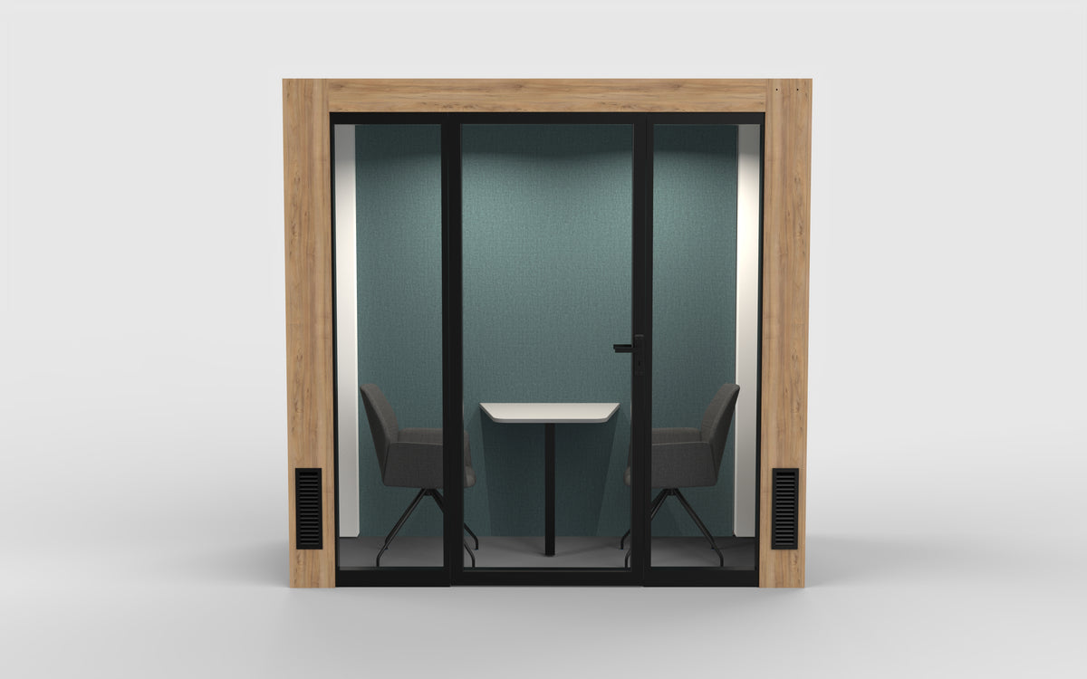 Bodecker Pod Design QuickPod™ - 2-Seater Meeting Pod (Small) - 2400L x 1200W x 2400H – CO ...
