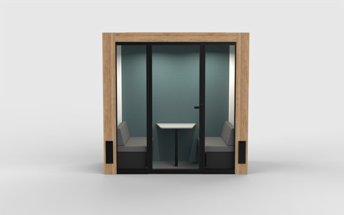 Quick Pod QuickPod™ - 2-Seater Meeting Pod (Small) - 2400L x 1200W x 2400H – CO ...